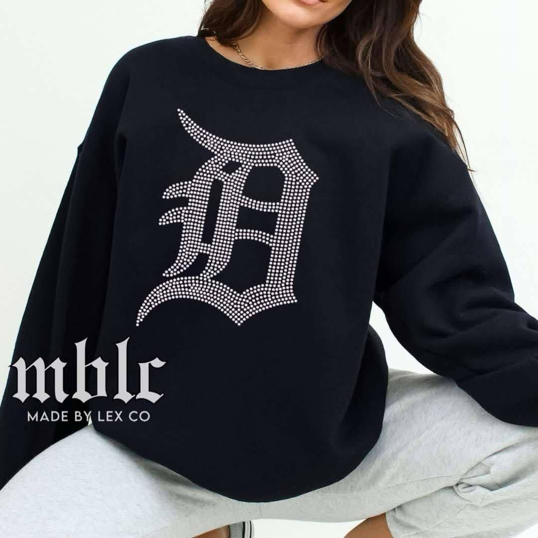 Old Fashioned Rhinestone D