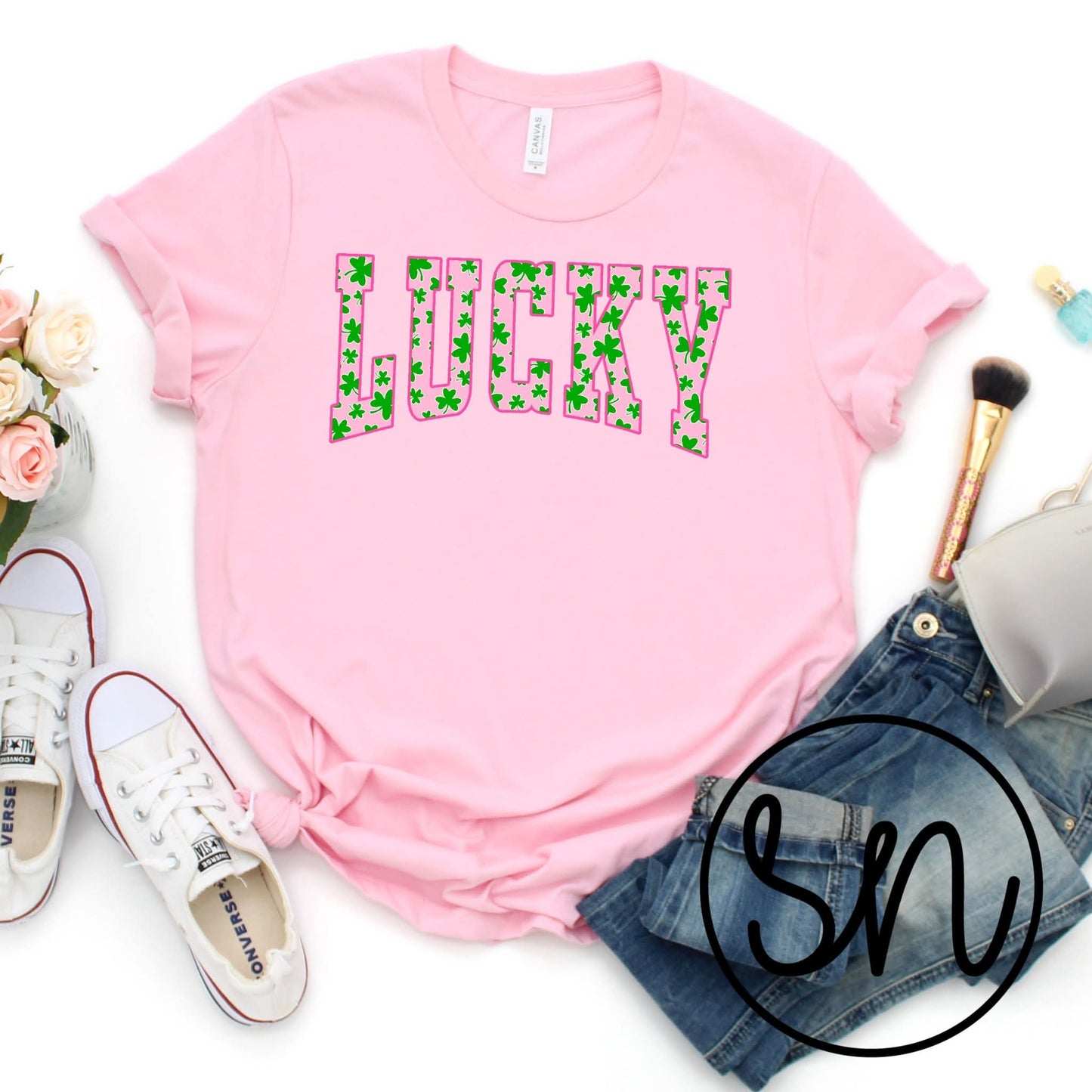 Pink Lucky Tees
