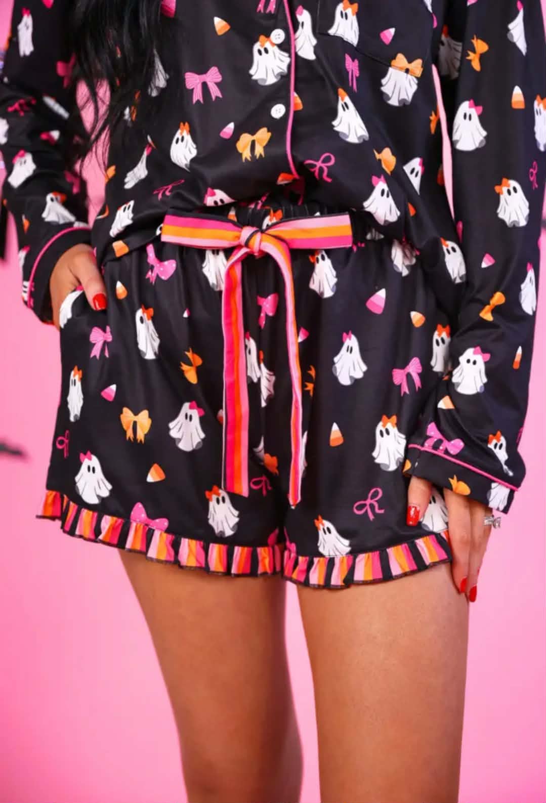 Boo-Tiful Ruffle Pajama Set