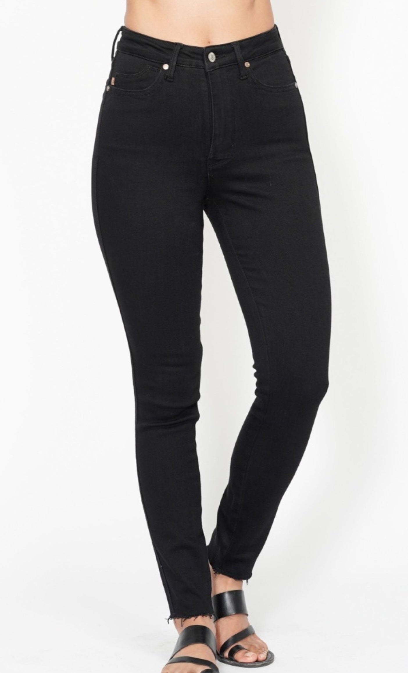 Judy Blues High Waist Tummy Control Skinny Shield Pockets