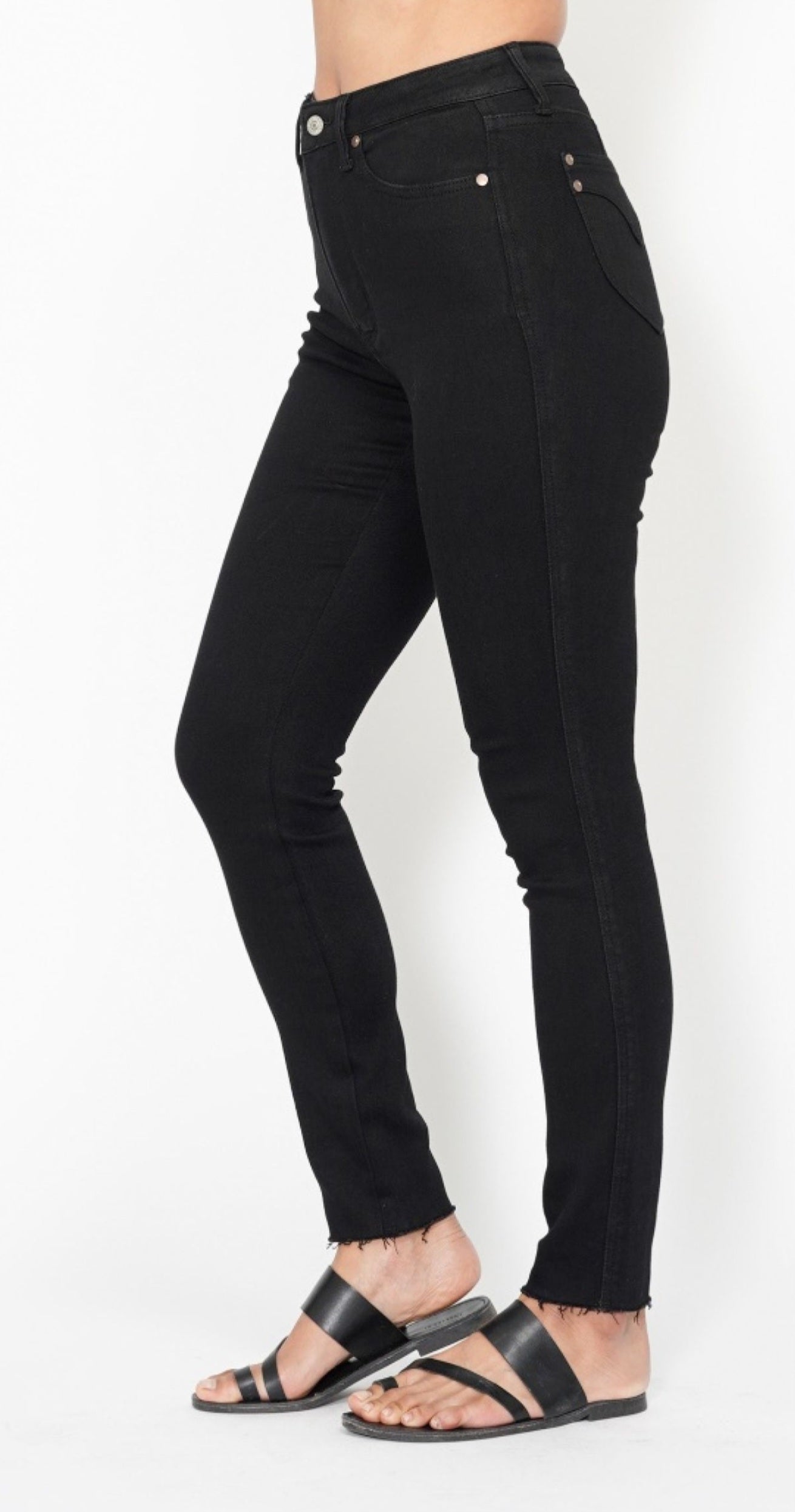 Judy Blues High Waist Tummy Control Skinny Shield Pockets