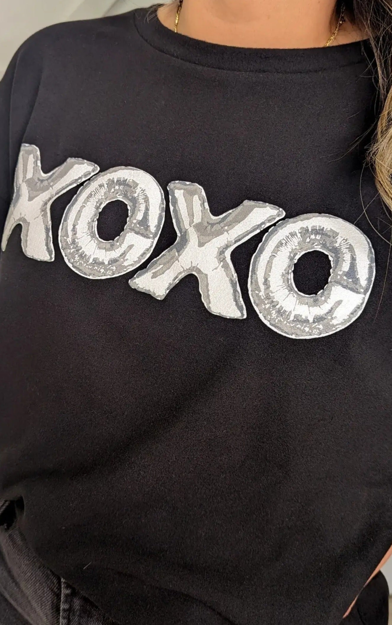 XOXO Cozy Microfleece Crew