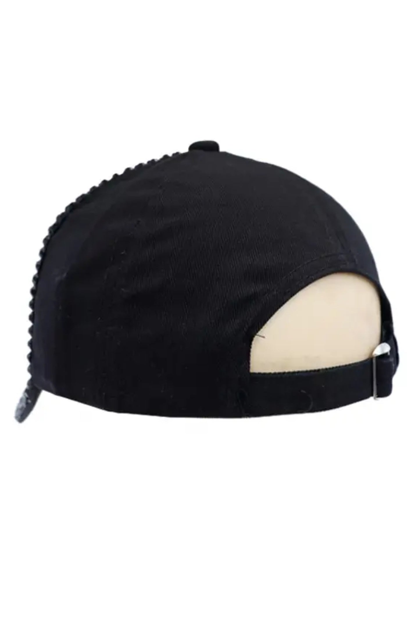 Black Bling Rhinestone Baseball Cap