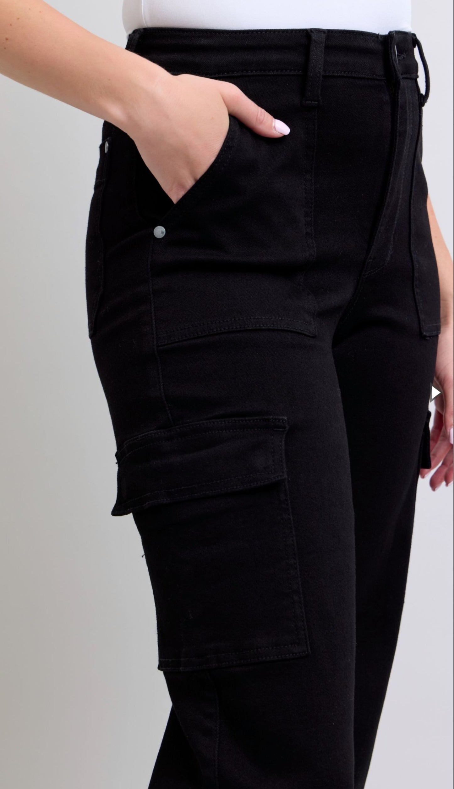High Waist Cargo Wide