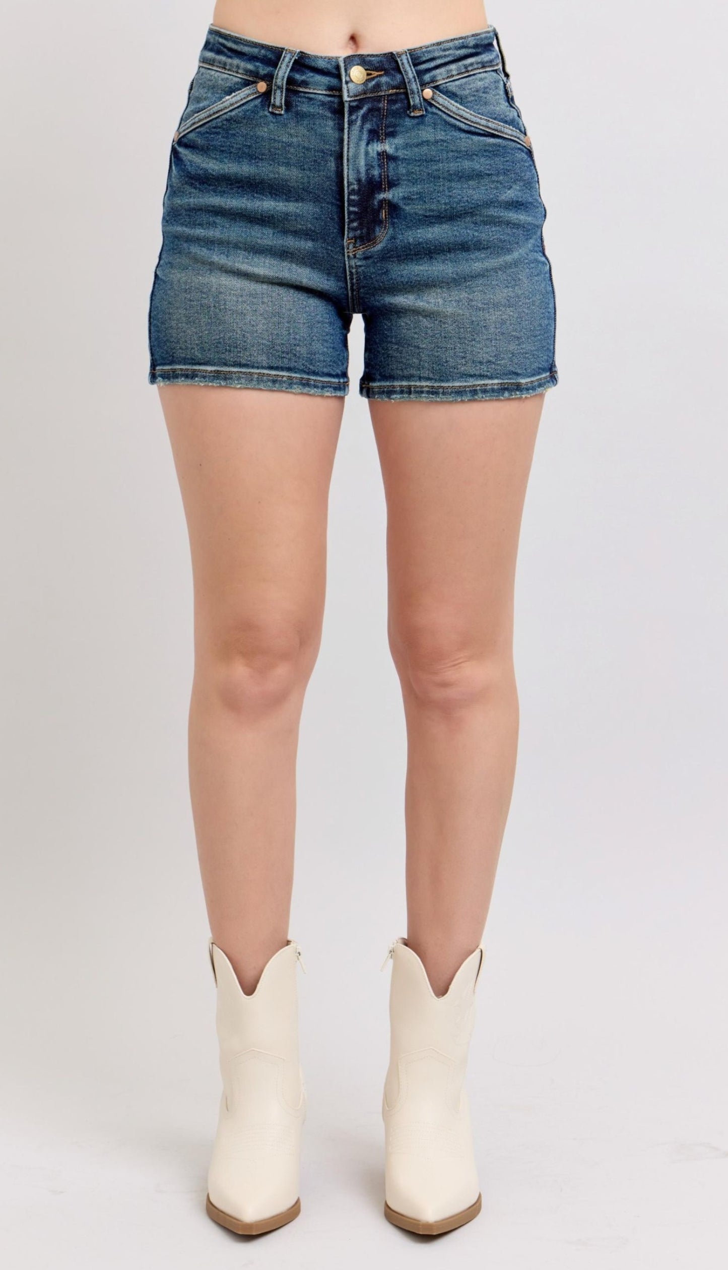 Judy Blue High Waist Back Pocket Shorts