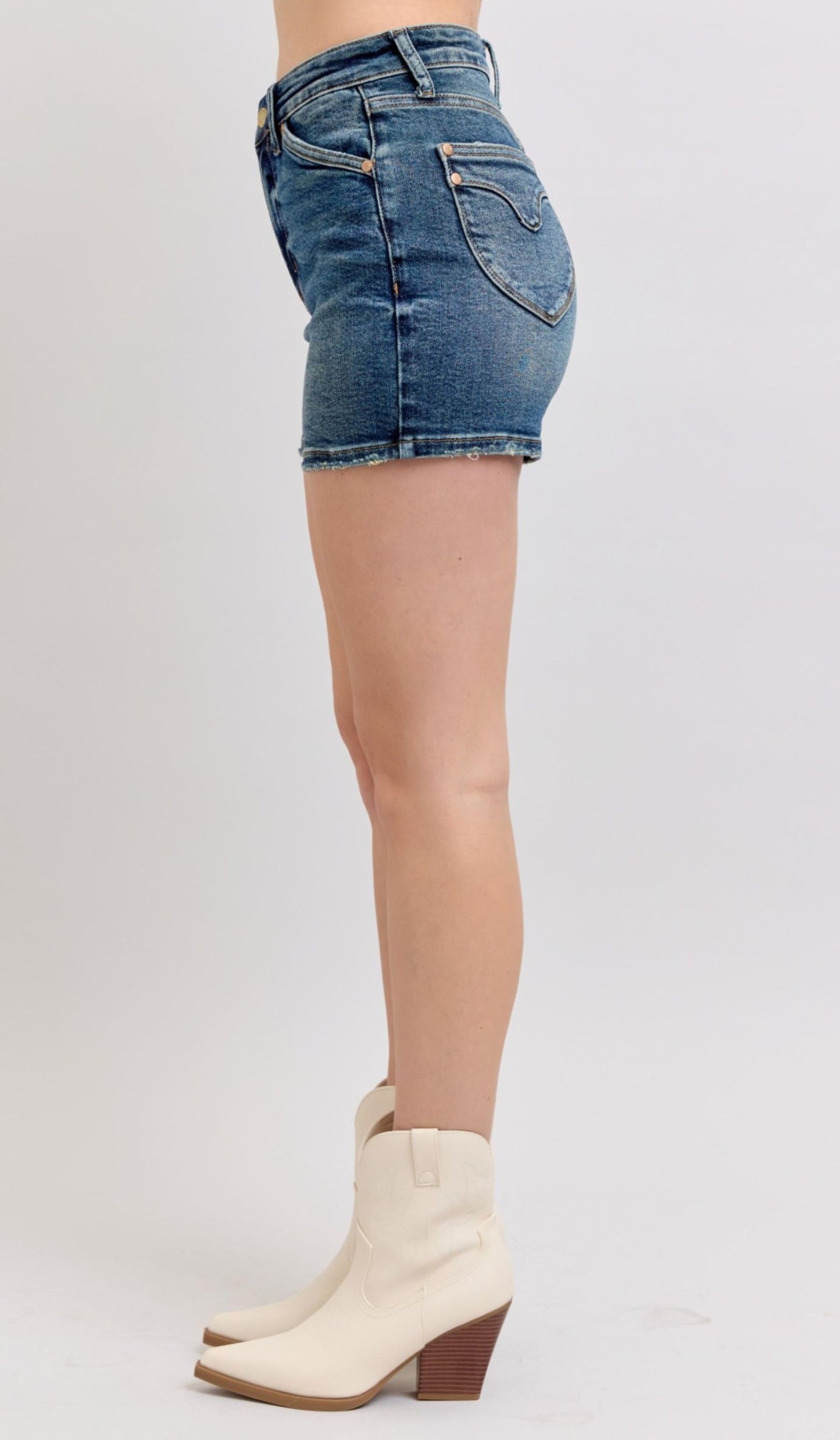 Judy Blue High Waist Back Pocket Shorts