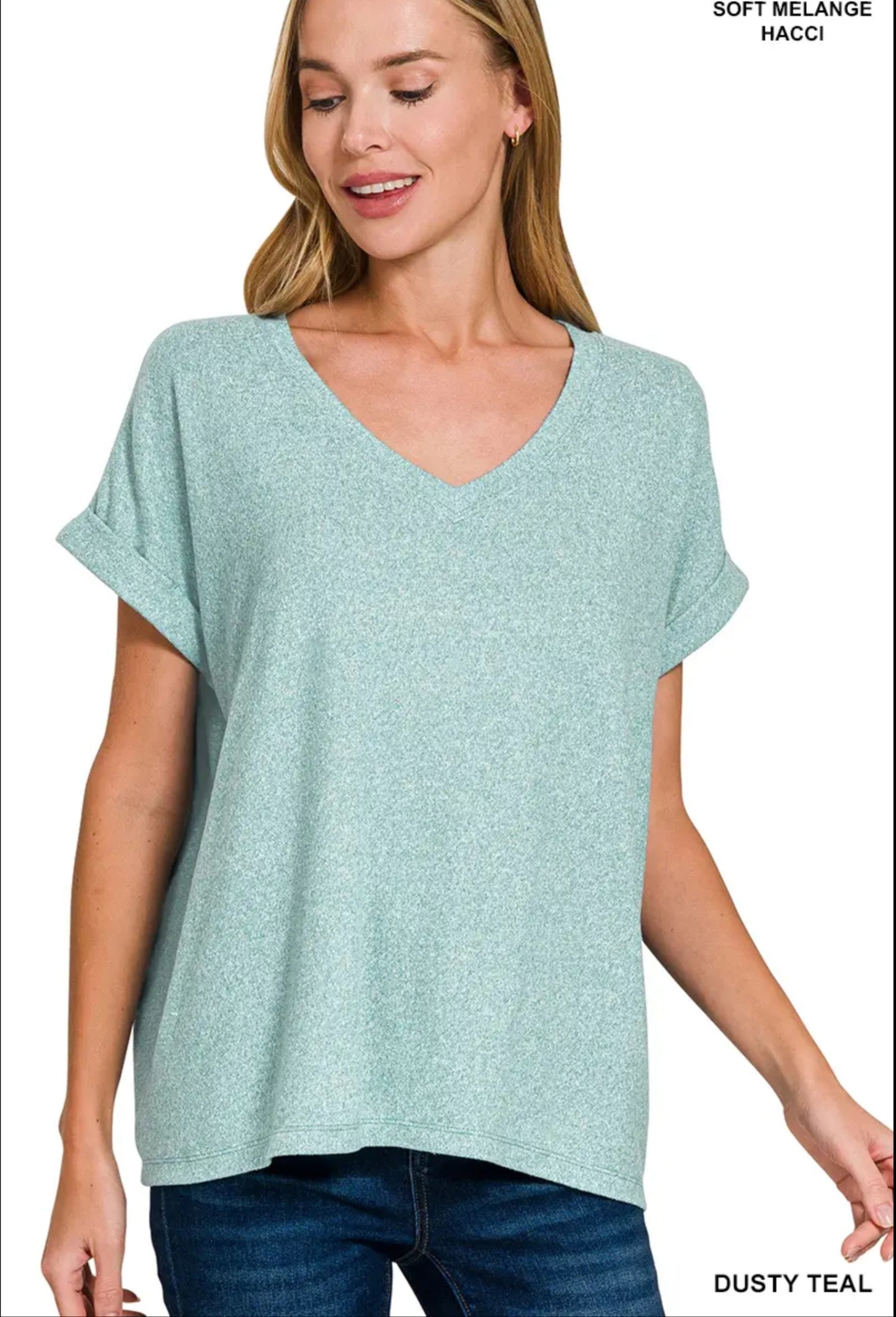 Soft V-neck Tee