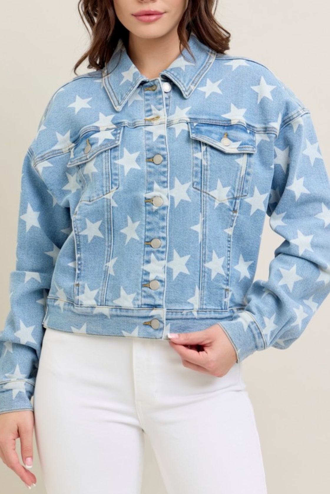 Judy Blue Star Jean Jacket