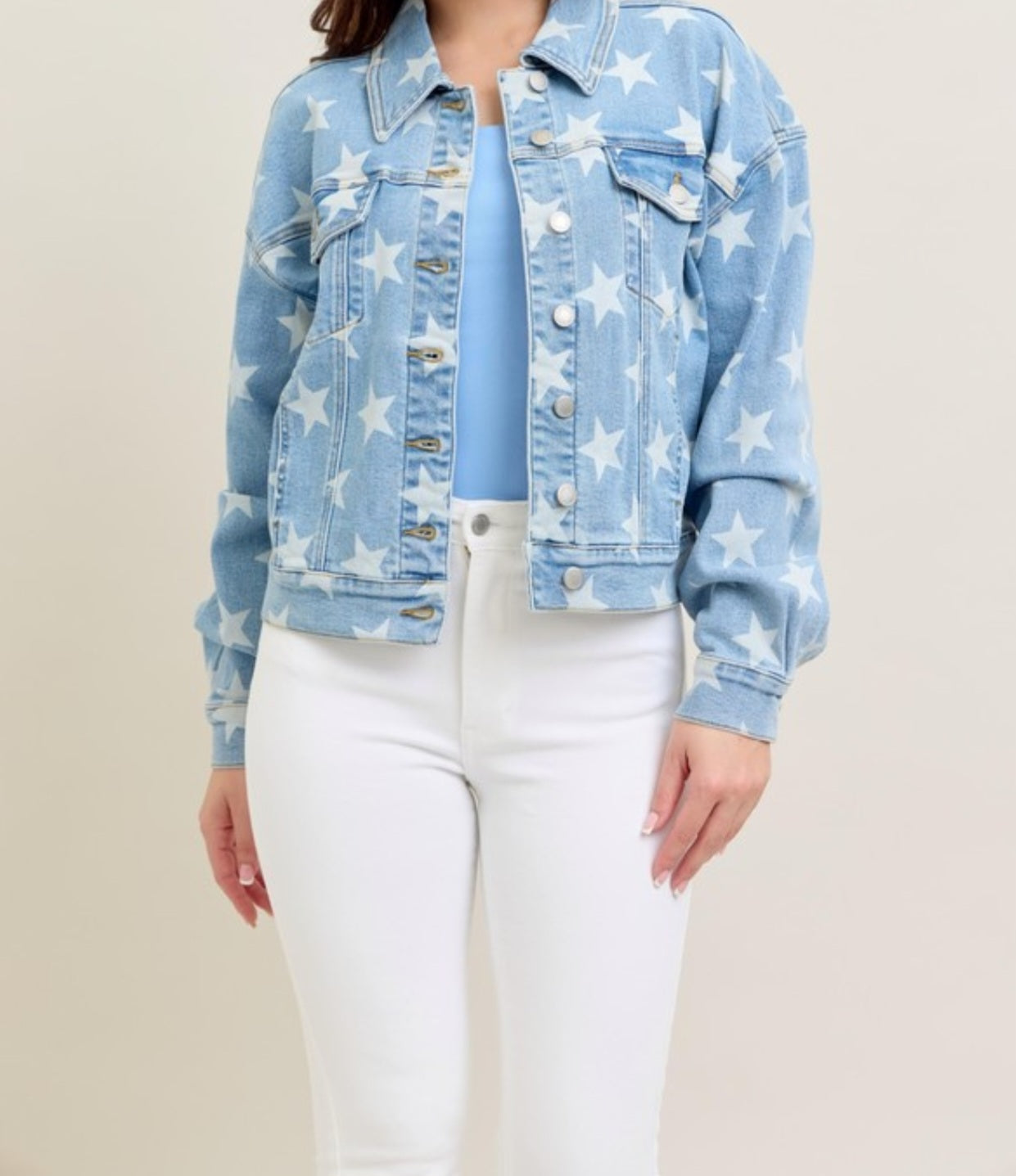 Judy Blue Star Jean Jacket