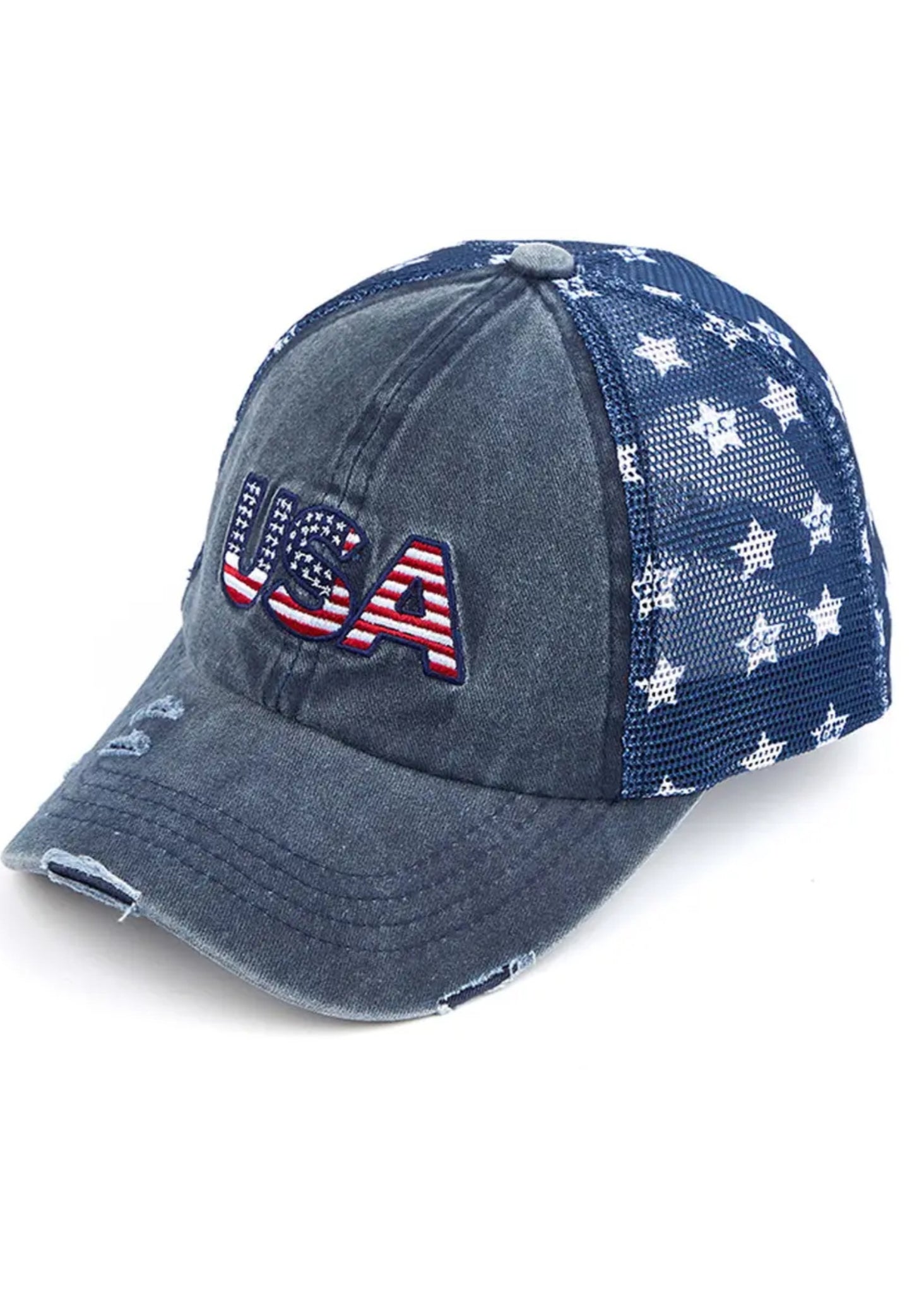 USA American Flag Theme Baseball Cap
