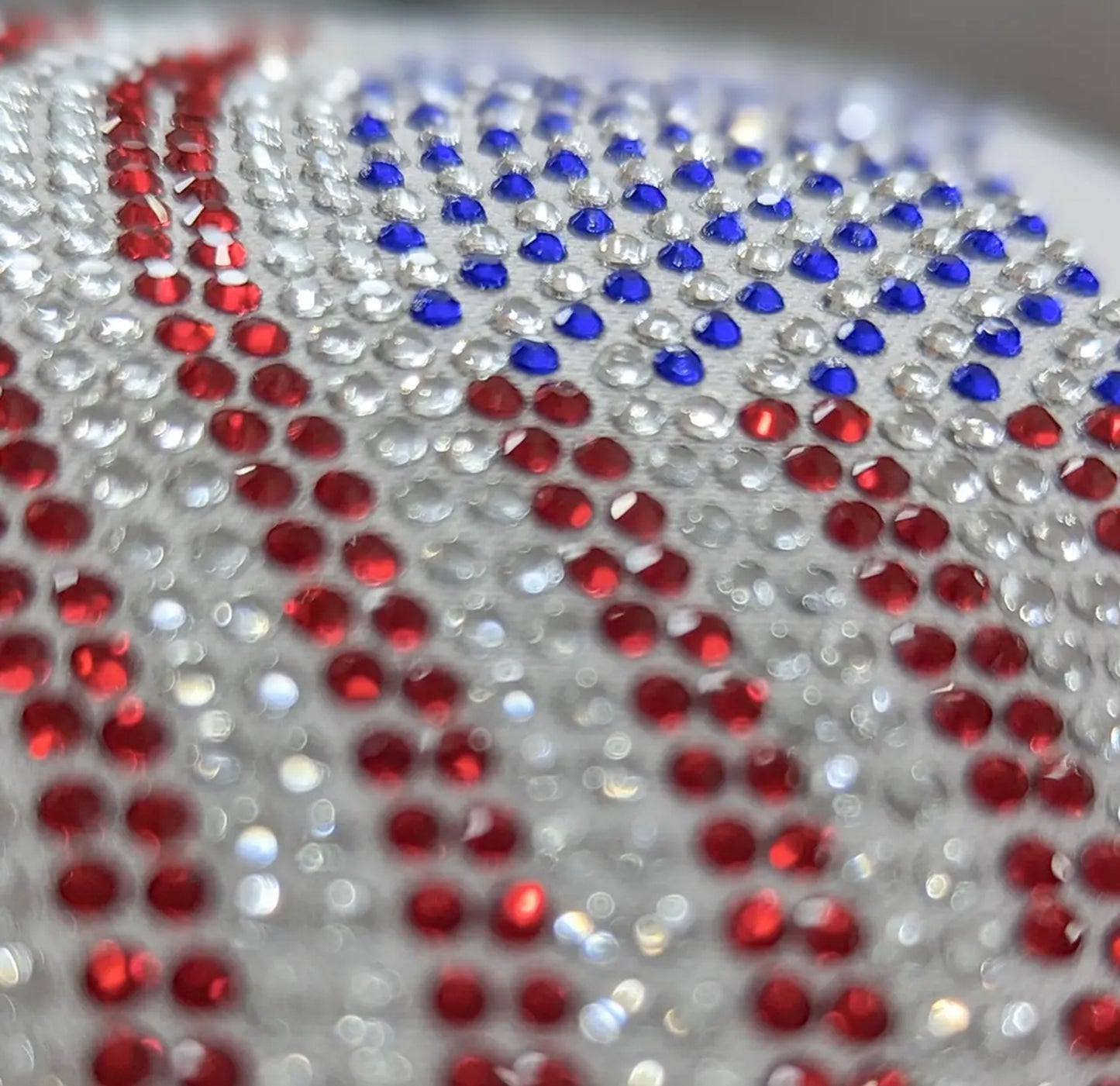 Rhinestone American Flag Trucker Hat