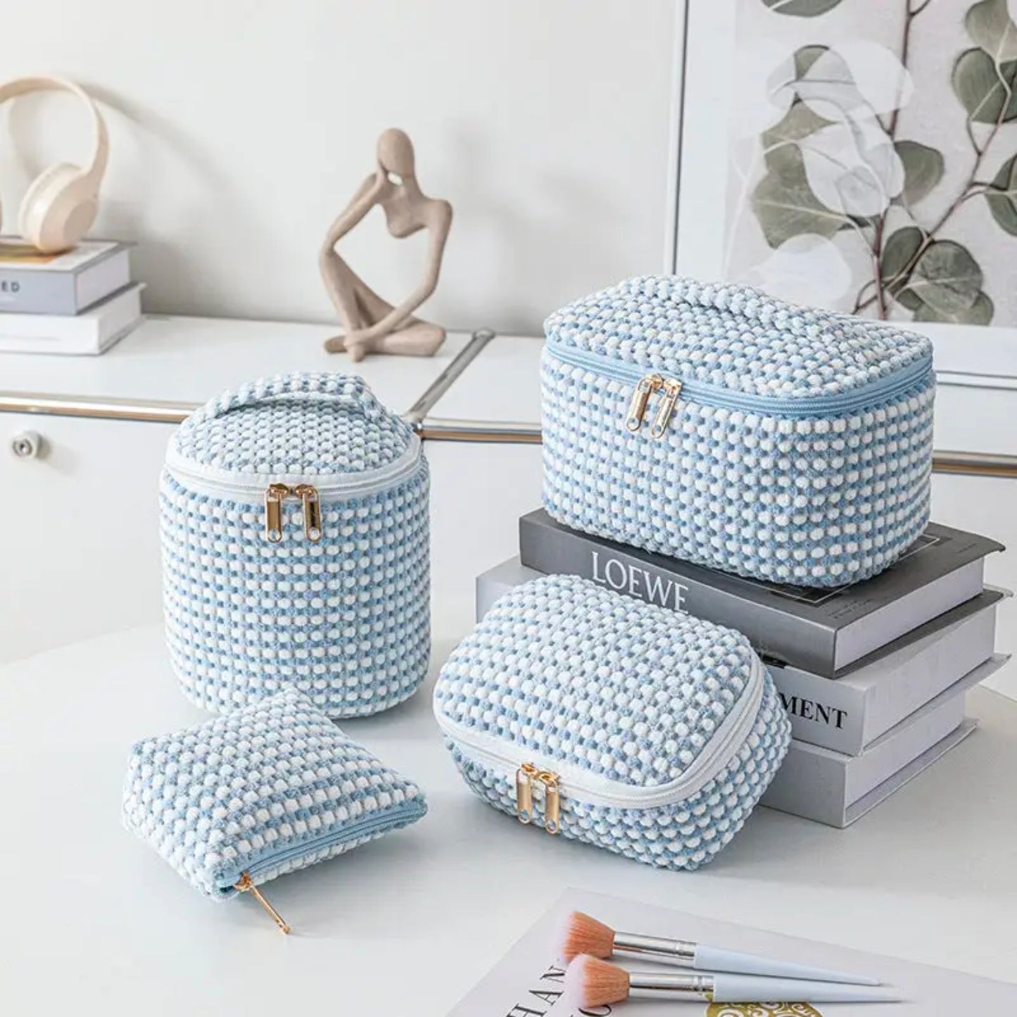 4 Piece Cosmetic Bag Set