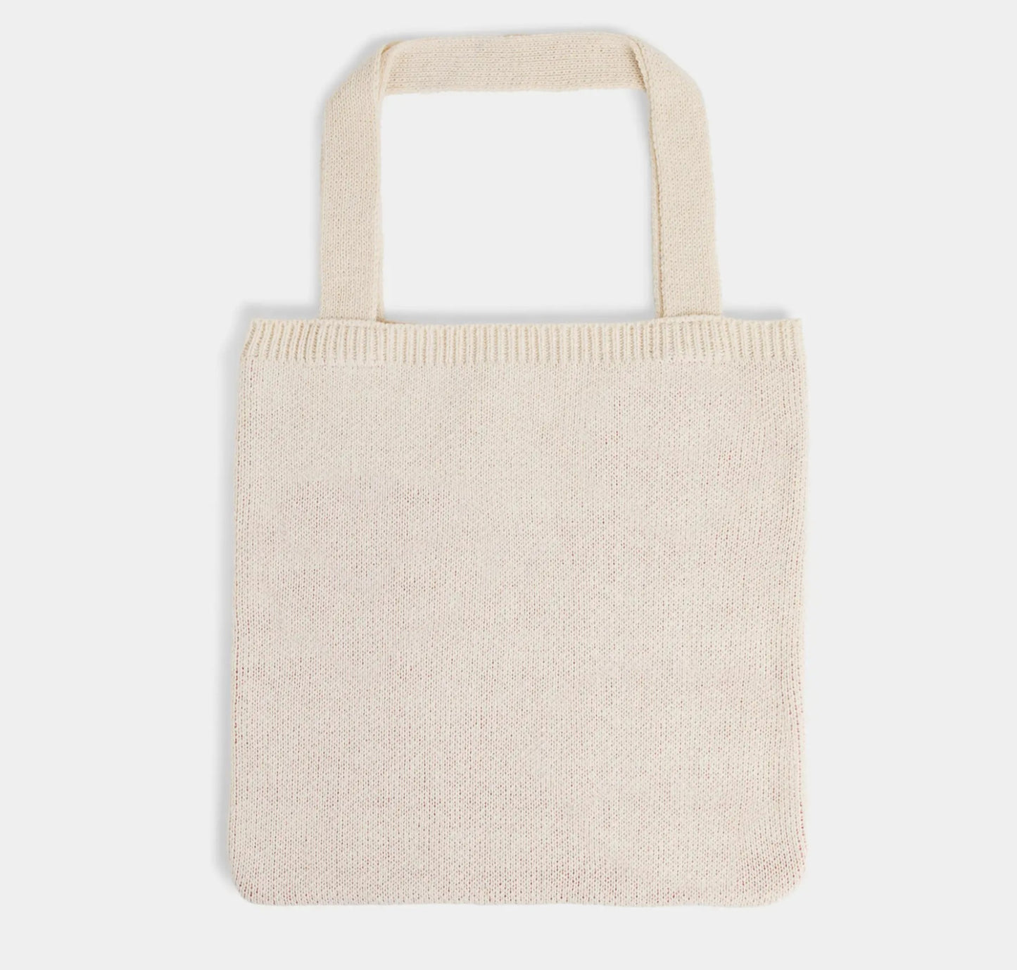 Pearl/Heart Knit Tote