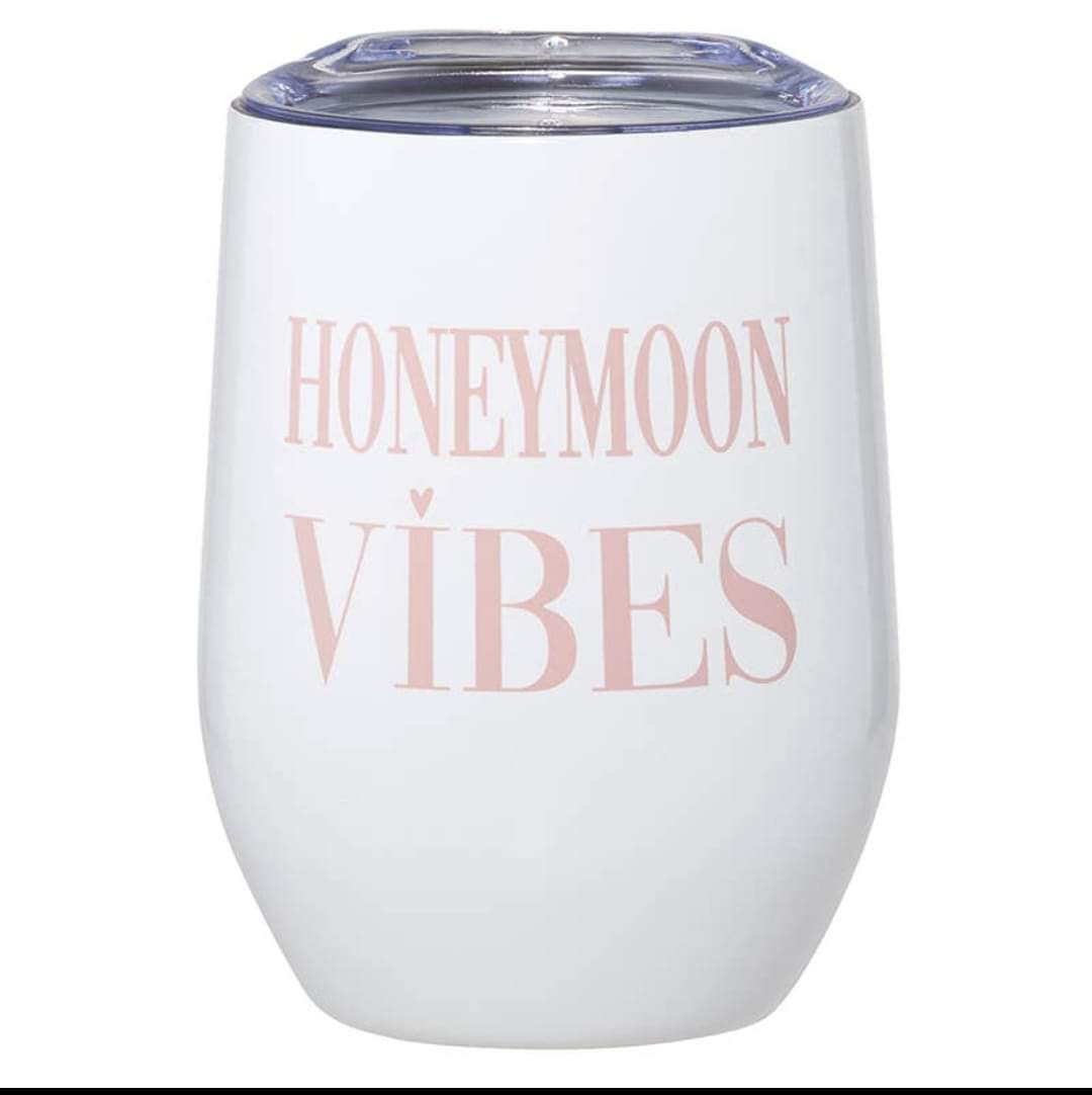 12 Oz Honeymoon Vibes Wine Tumbler