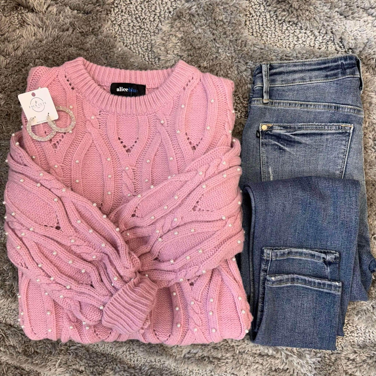 Pink Pearl Sweater