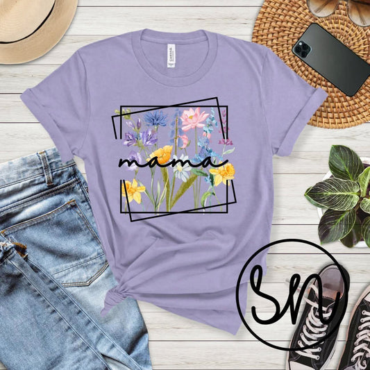 Mama Floral Tee