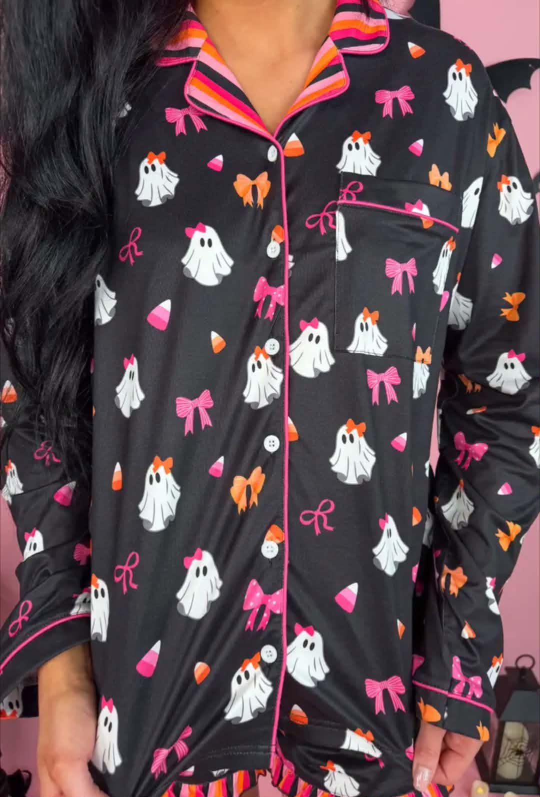 Boo-Tiful Ruffle Pajama Set