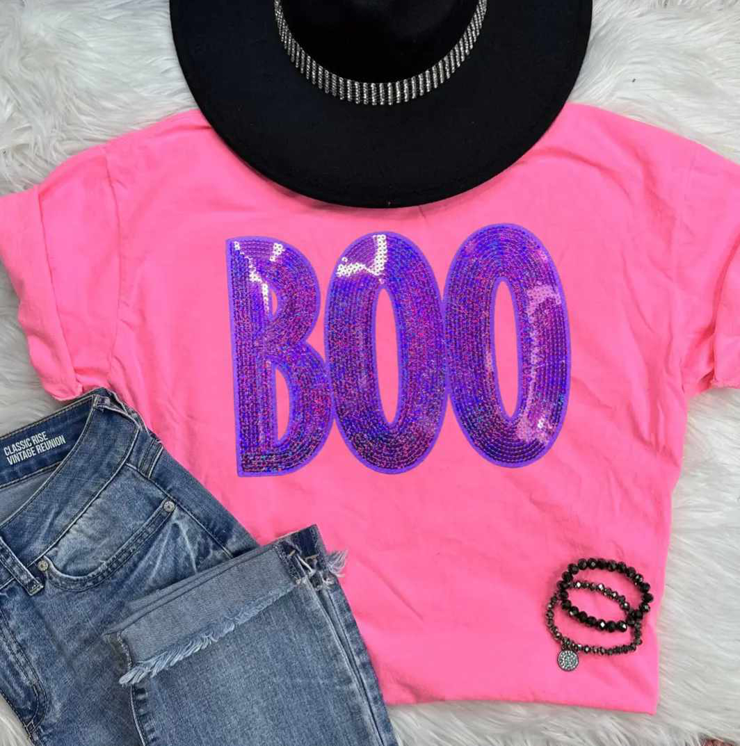 Neon Pink Boo