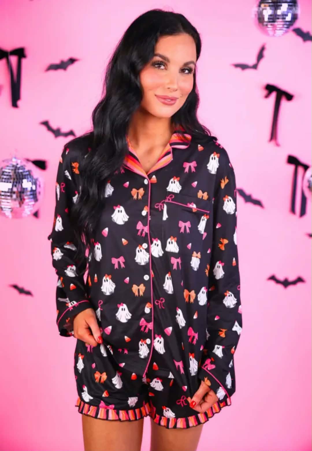 Boo-Tiful Ruffle Pajama Set