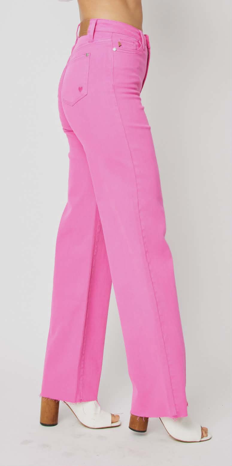 Judy Blue HW Garment Dyed 90's Straight