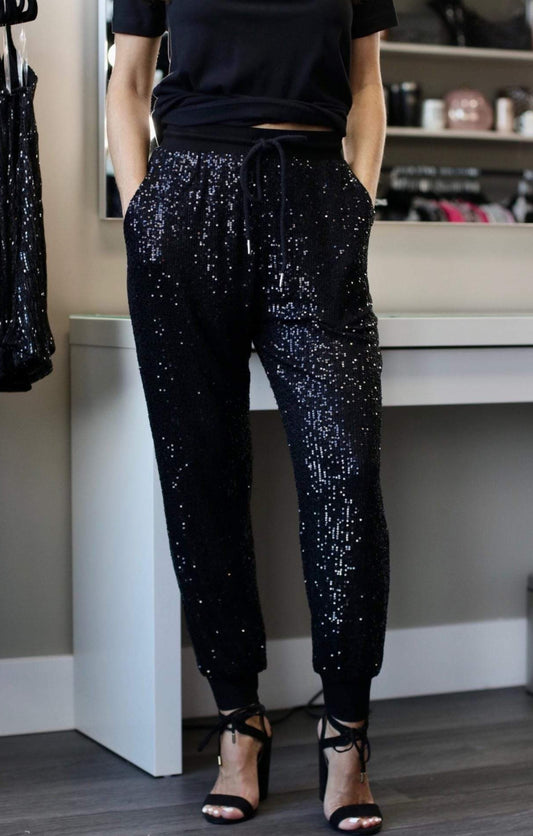 Sequin Jogger Pant