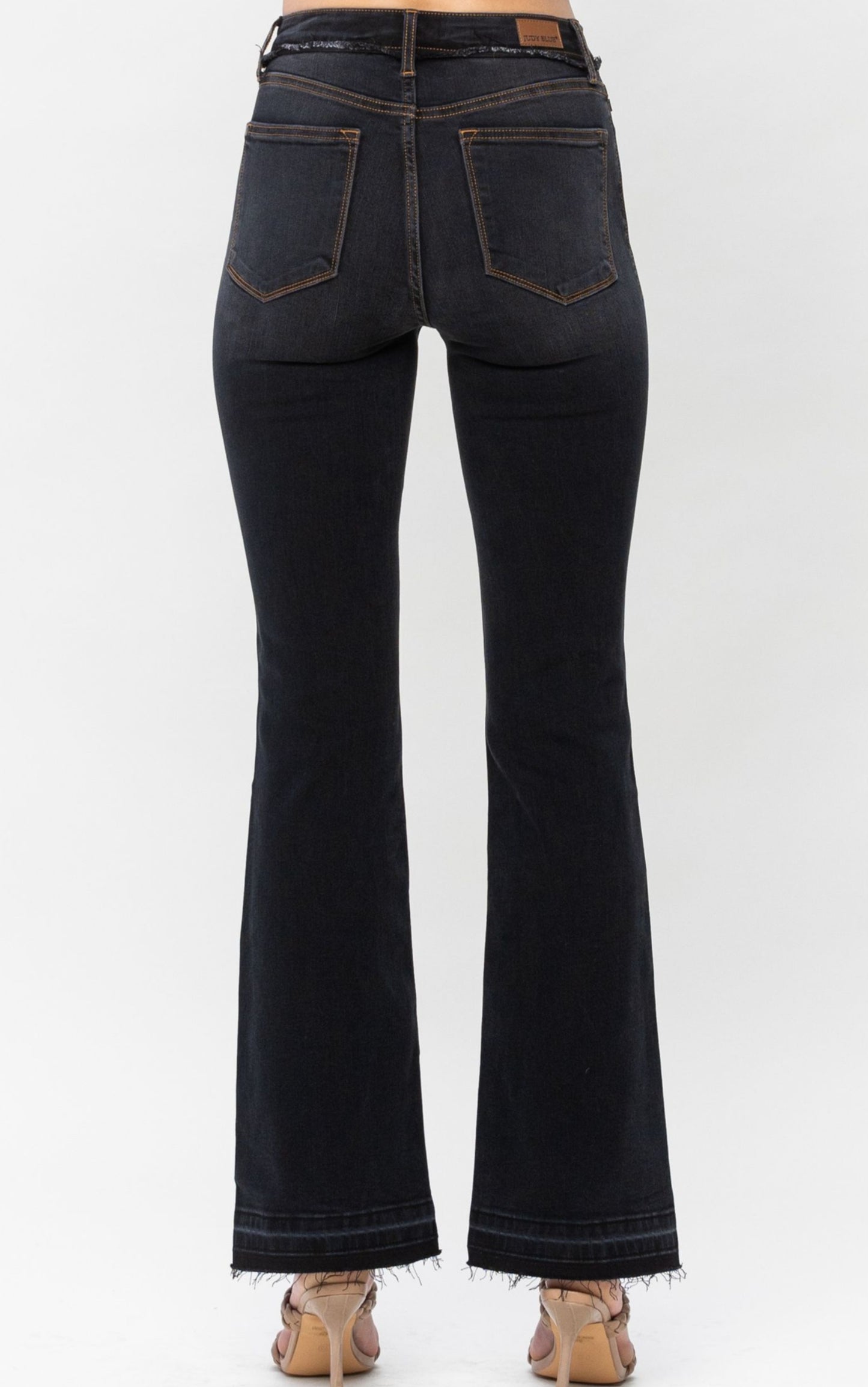 Judy Blue High Waist Release Hem Slim Boot Cut