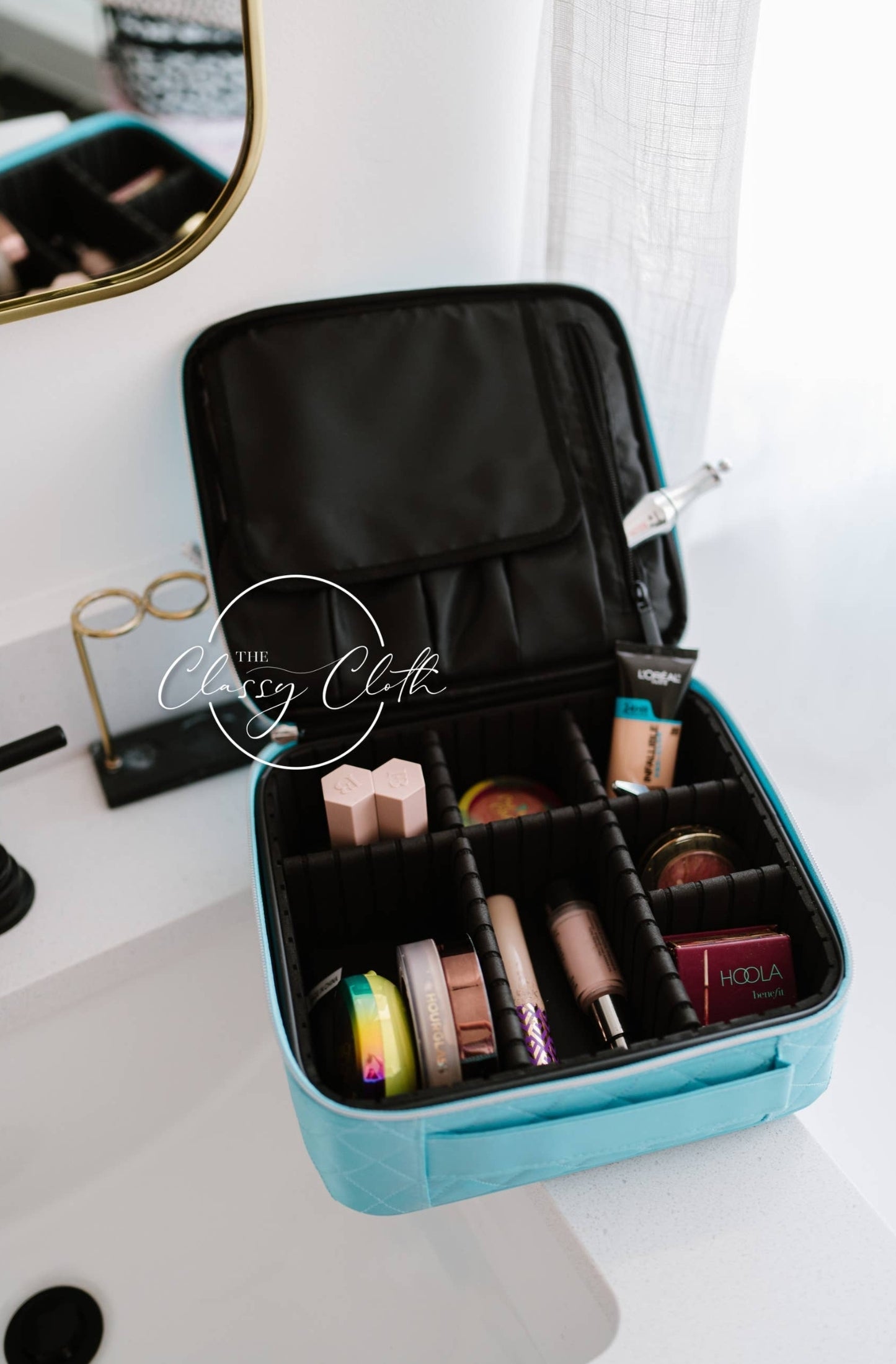 Tiffany Blue Mega Makeup Case