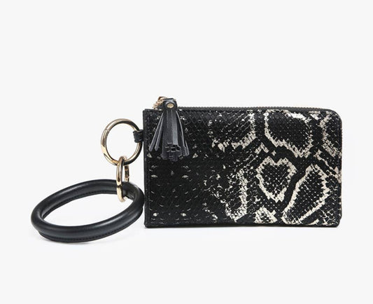 Black Snake Wristlet/Wallet