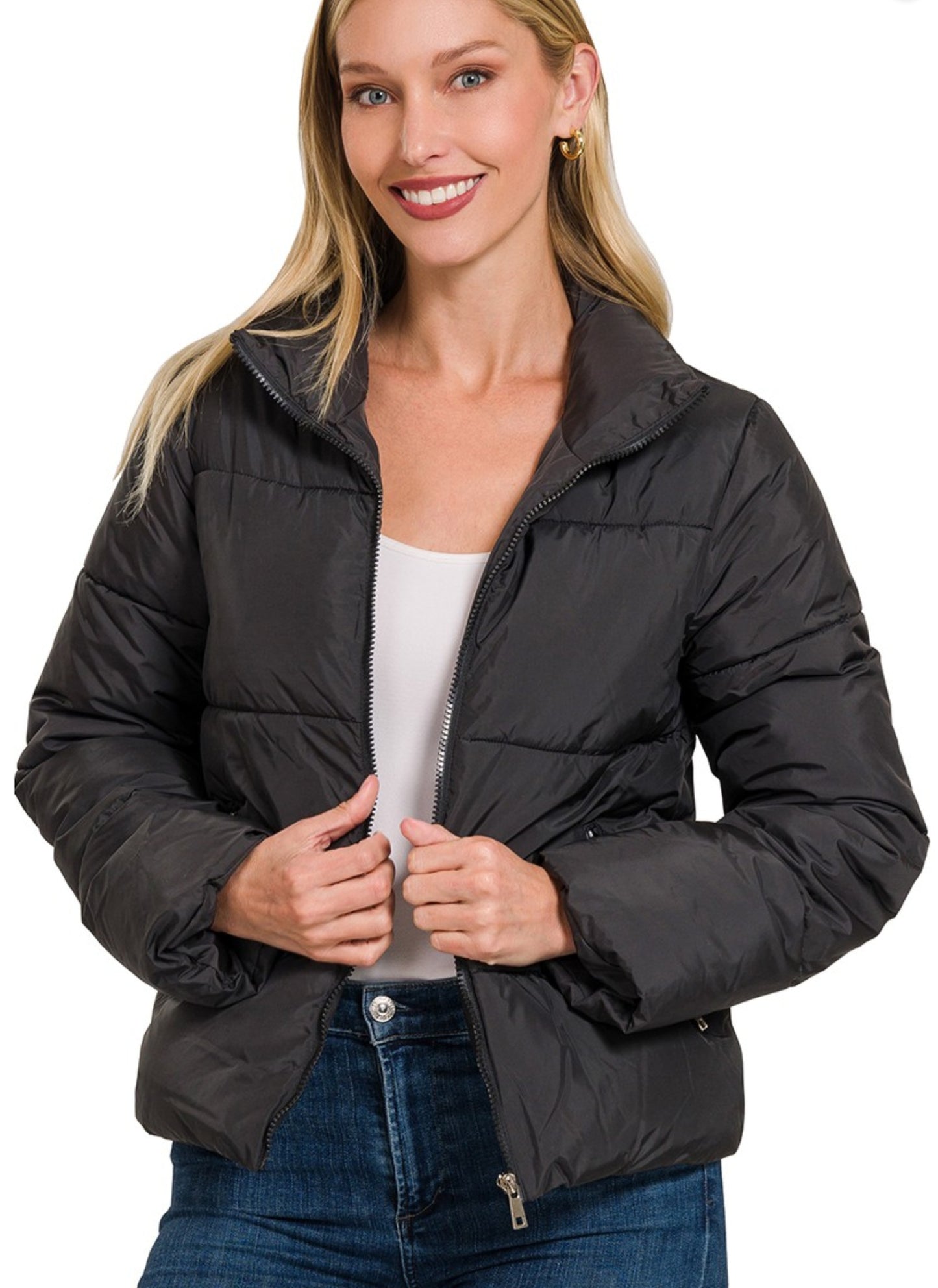 Black Puffer Jacket