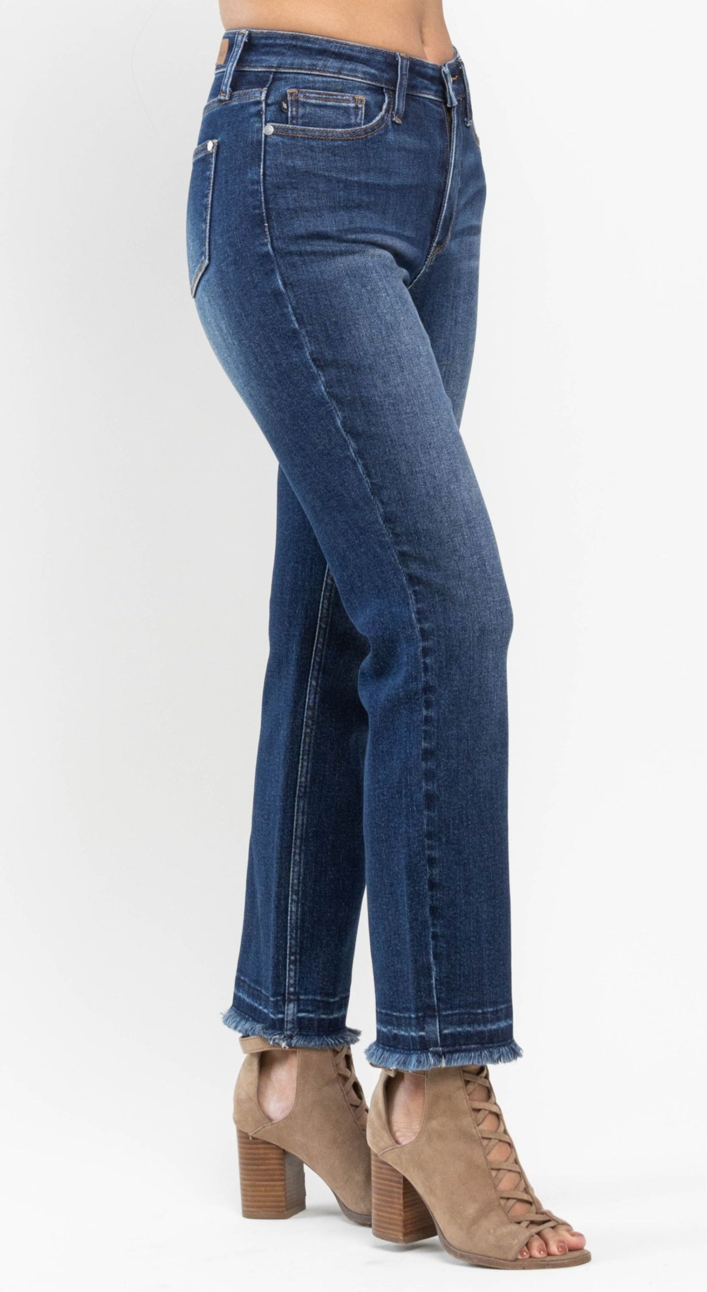 Judy Blue High Waist Released Hem Slim