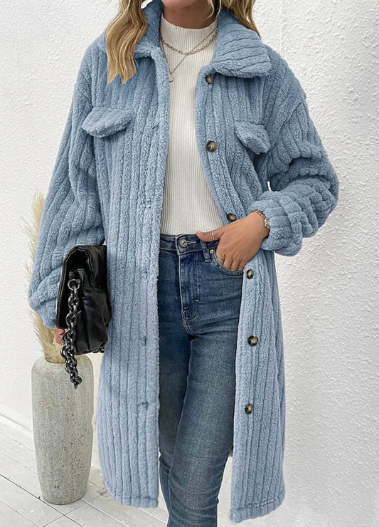 Blue Sherpa Coat