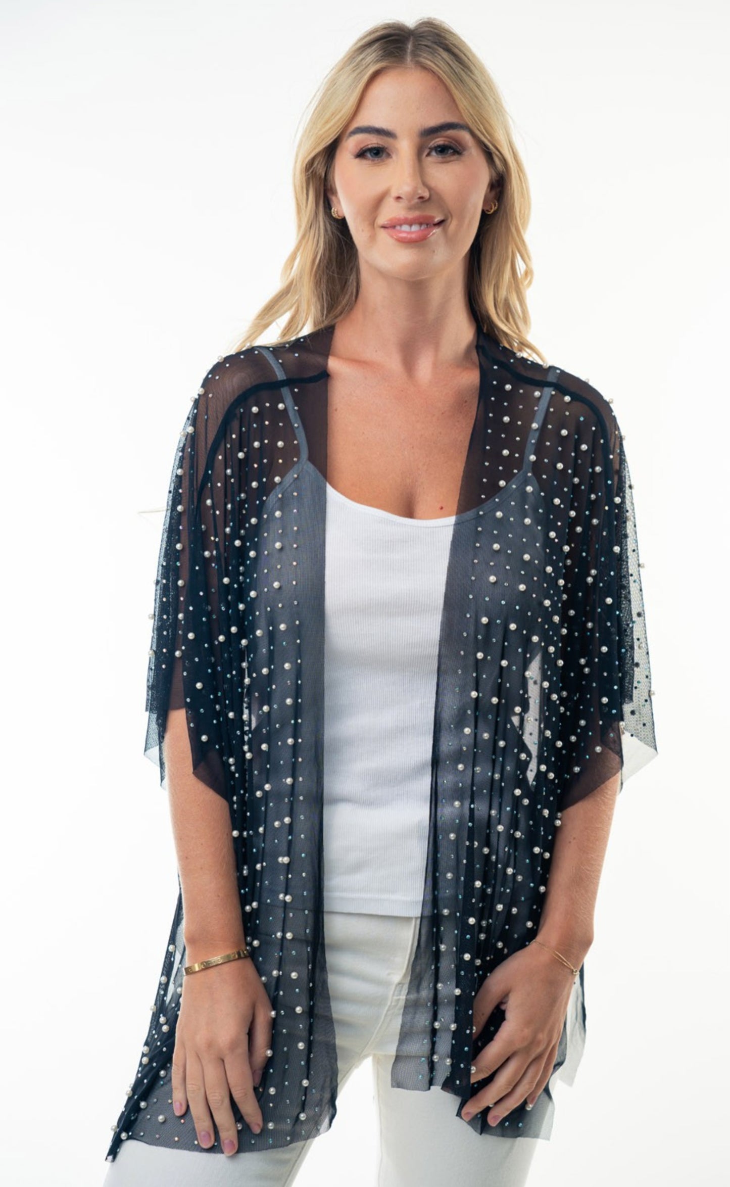 Black Metalic Cardigan