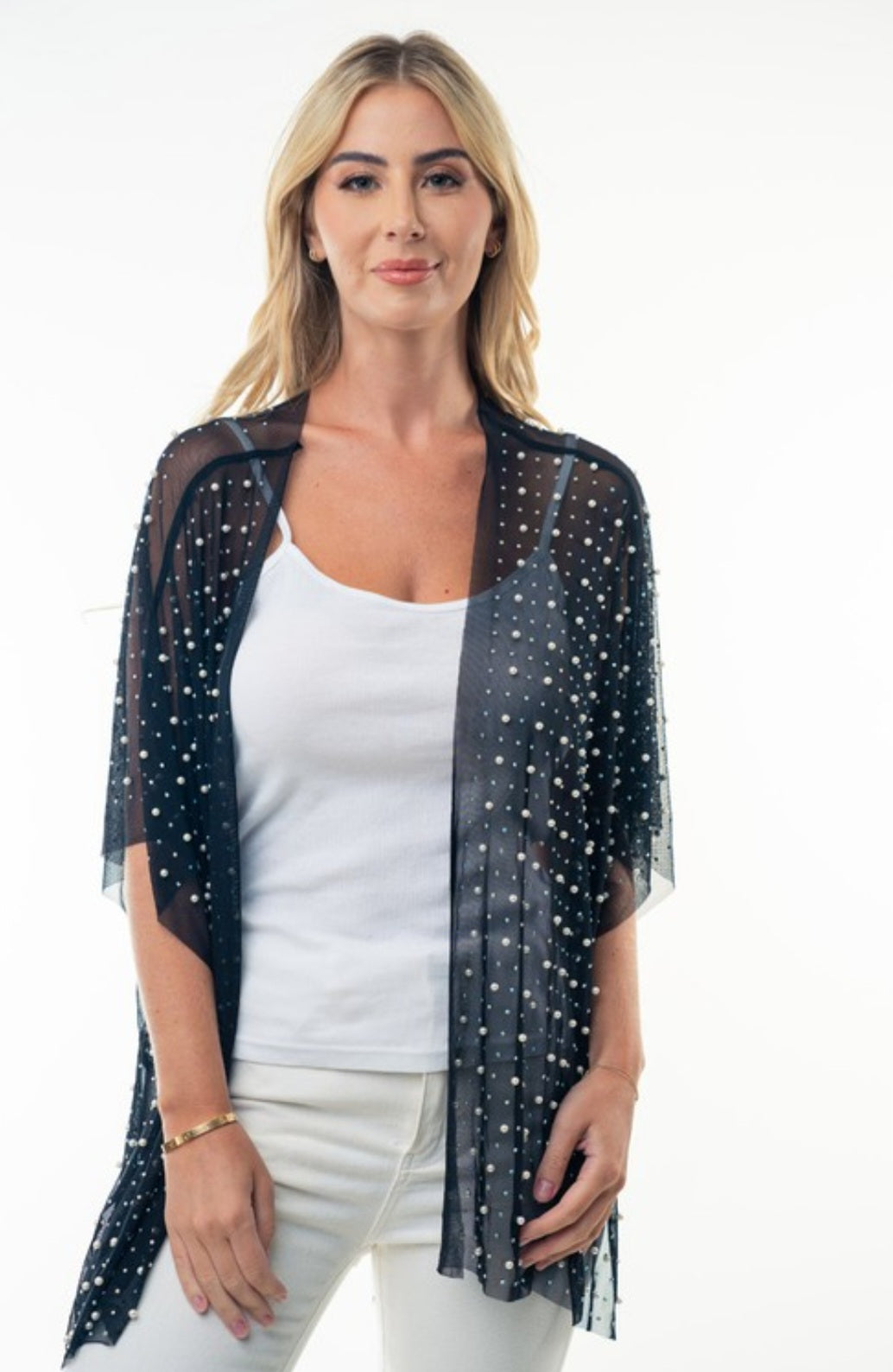 Black Metalic Cardigan