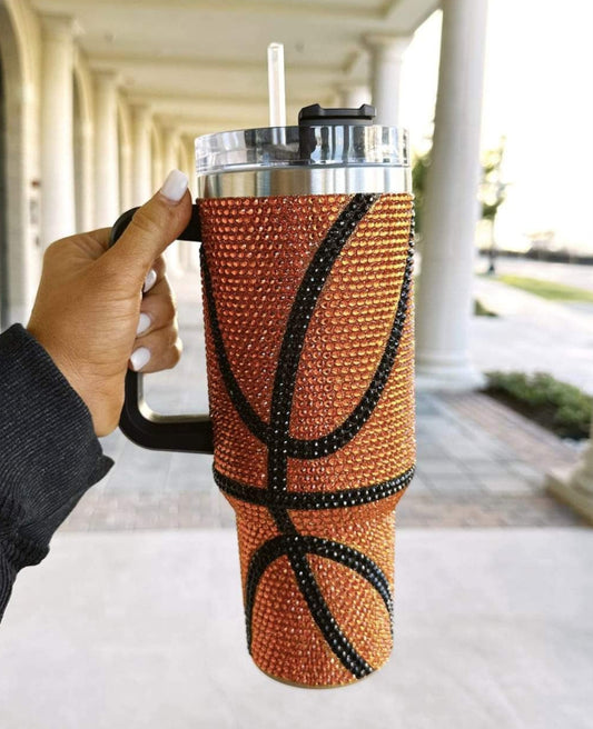 Crystal Basketball Tumbler