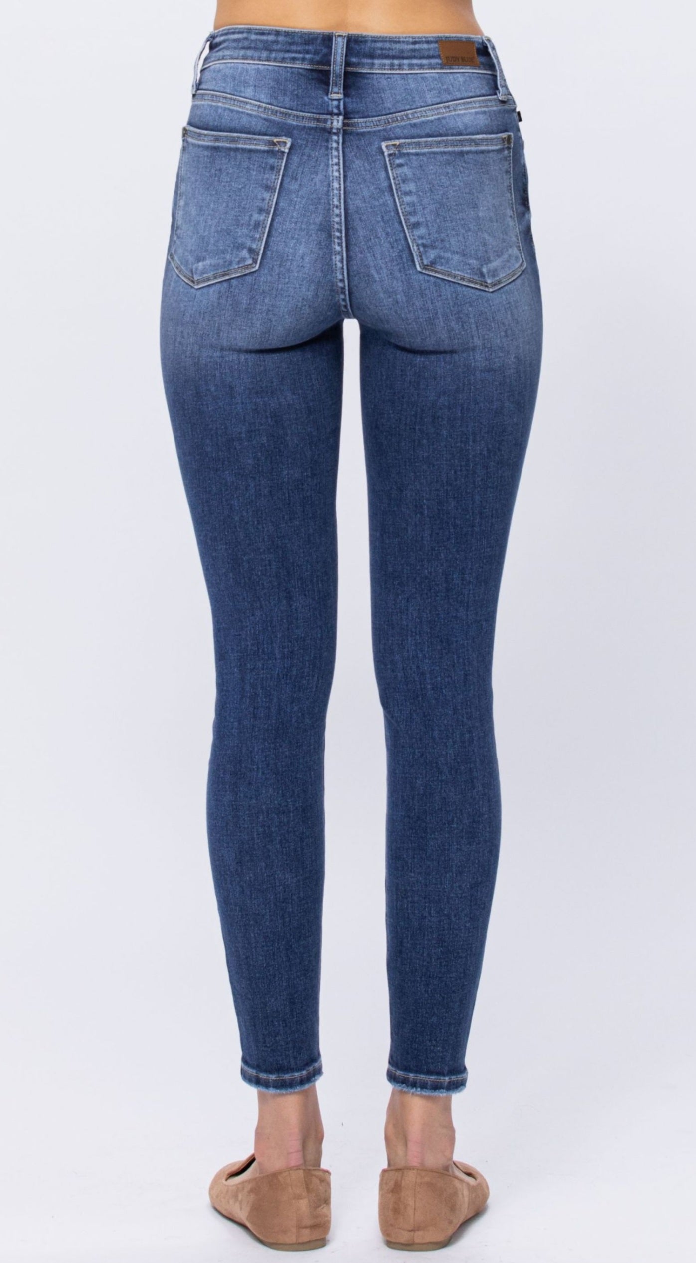 Judy Blue Hi Rise Button Fly Skinny