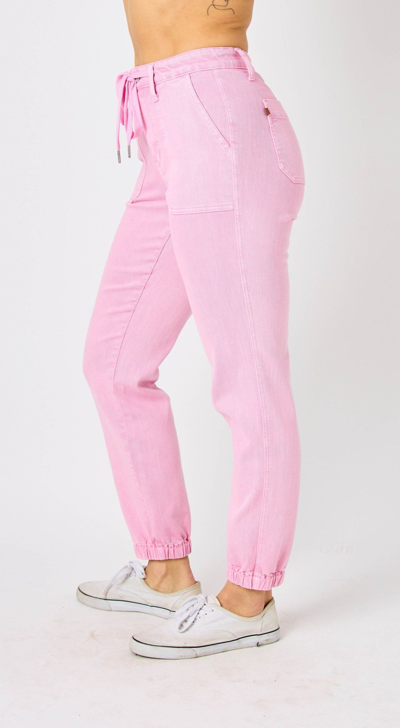 Judy Blue High Waist Pink Jogger