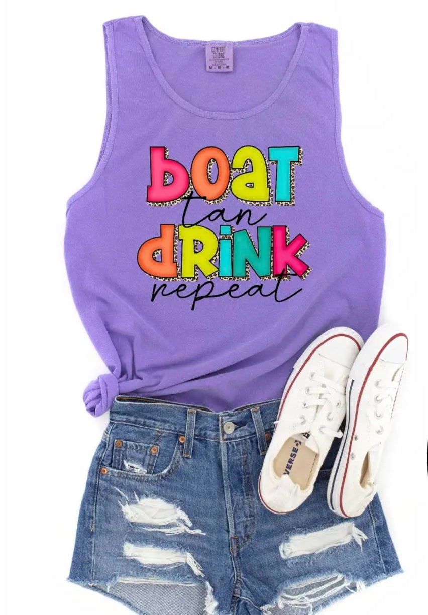 Boat Tan Drink Tank