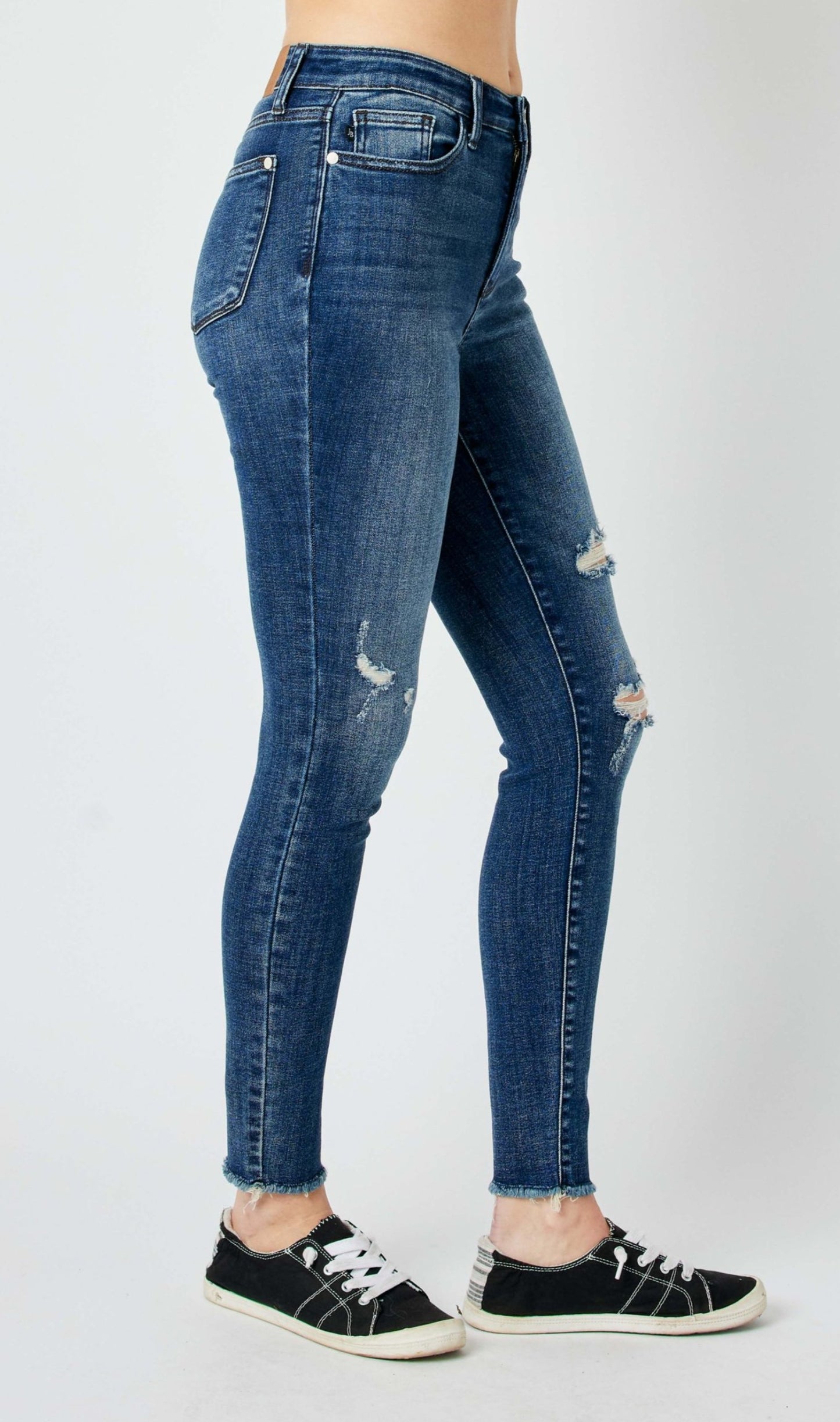 Judy Blue High Waist Skinny With Destroy