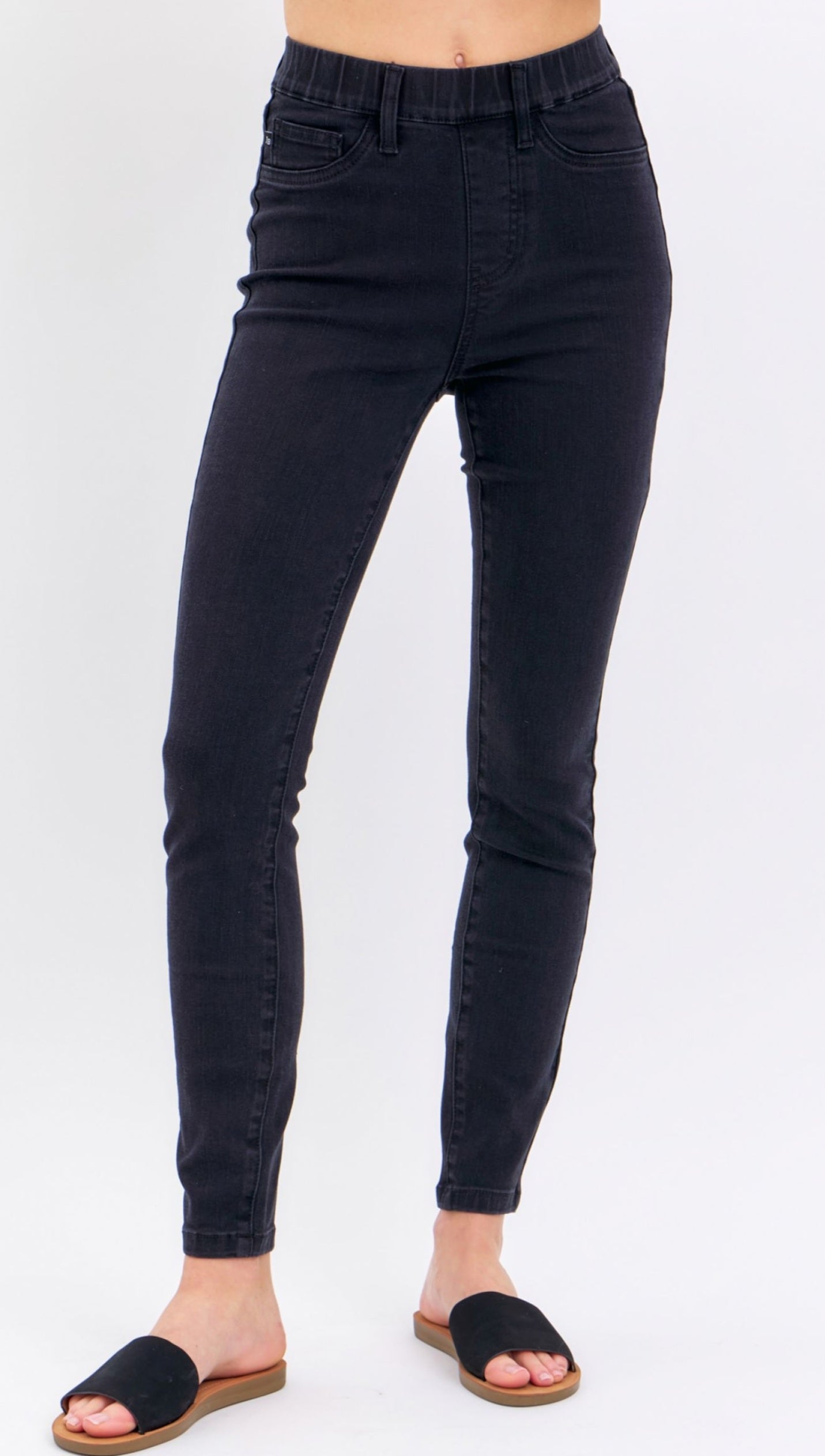 Judy Blue High Waist Pull On Shield Pocket Skinny