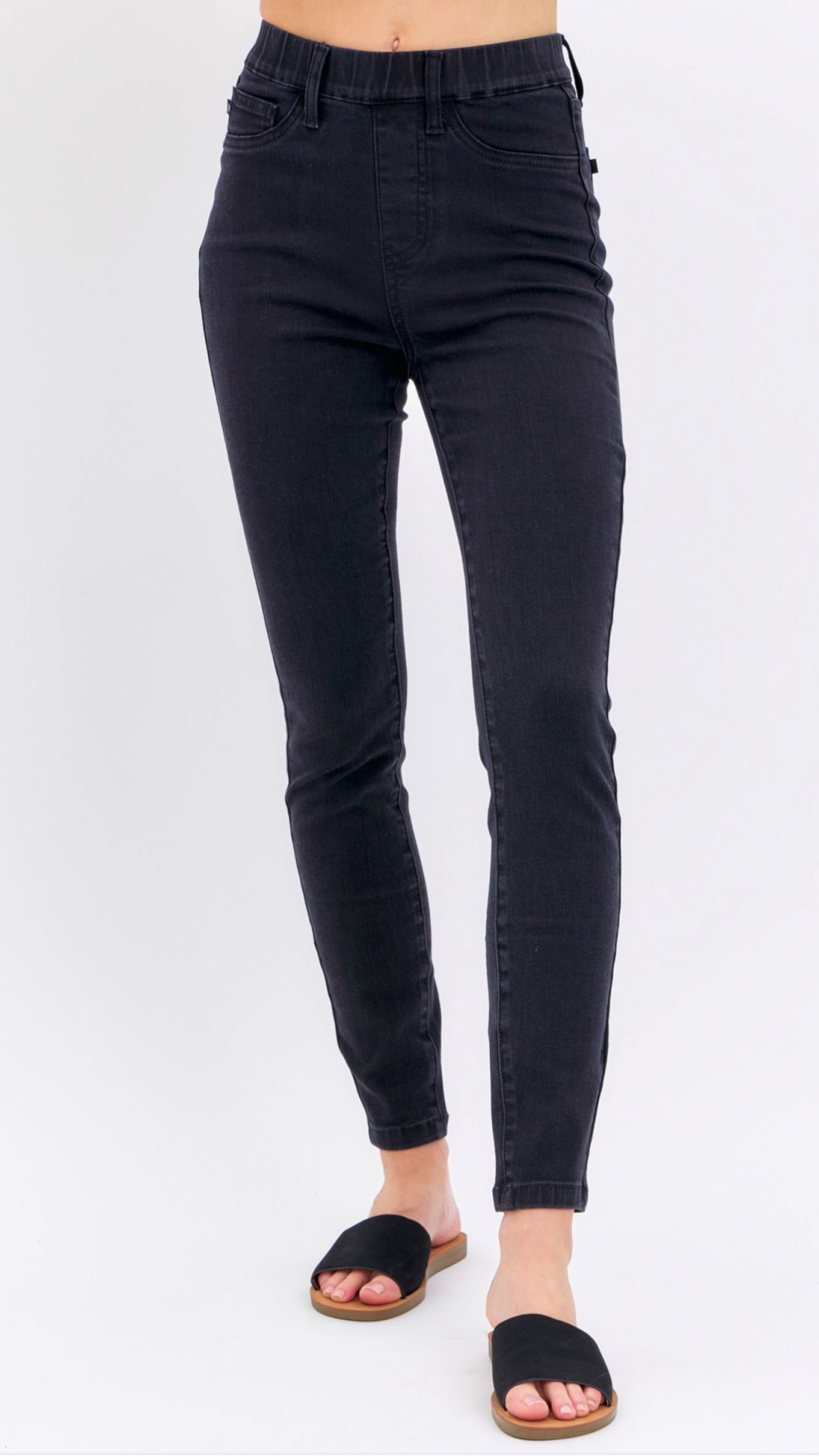 Judy Blue High Waist Pull On Shield Pocket Skinny