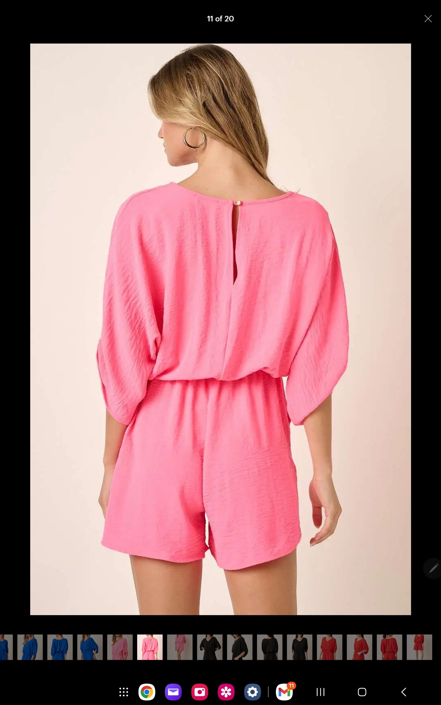 V Neck Airflow Rompers