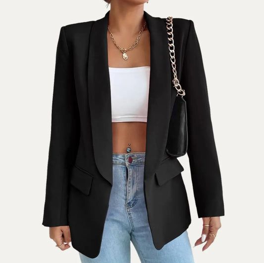 Timeless Open Front Blazer