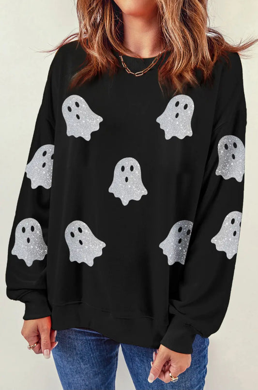 Glitter Ghost Sweatshirt