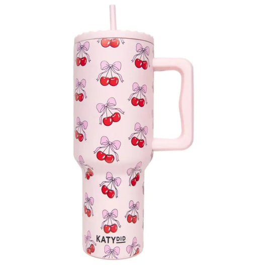 Cherry Bow Tumbler