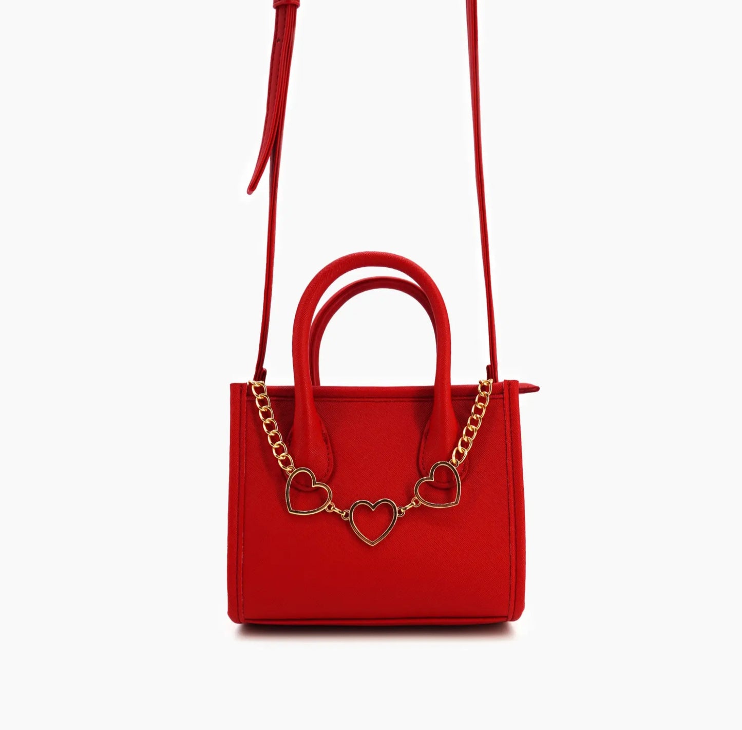 Heart Chain Crossbody Bag