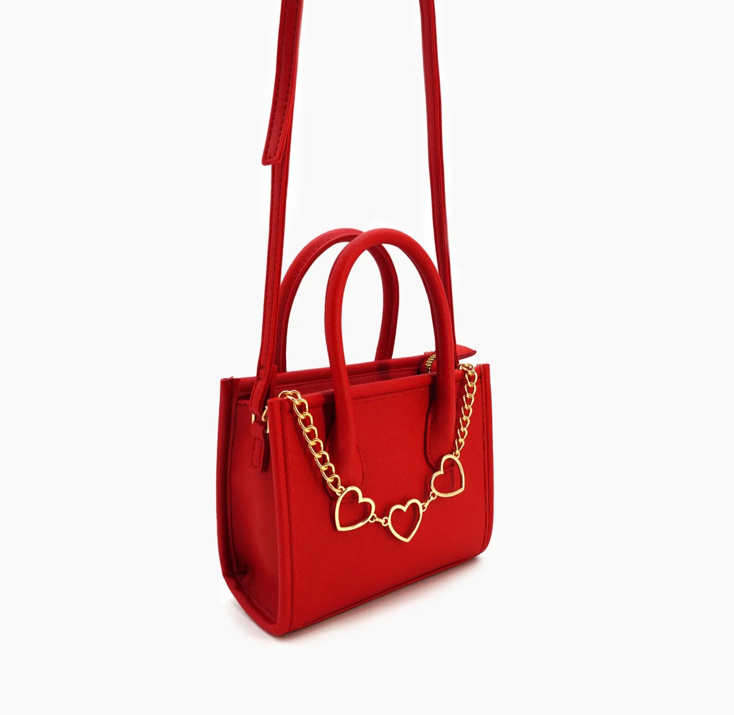 Heart Chain Crossbody Bag