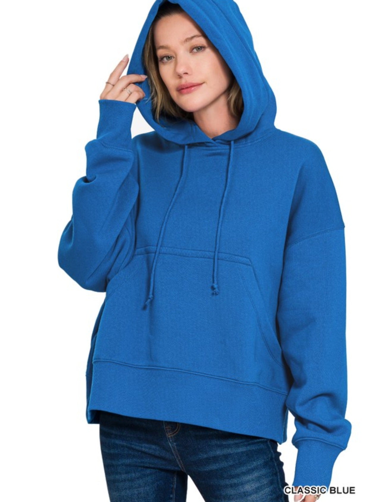 Oversized Fleece KangarooPocket Hoodie