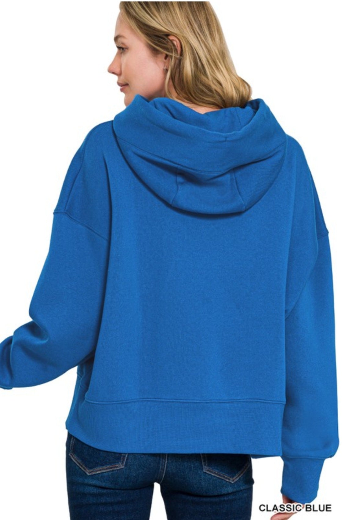 Oversized Fleece KangarooPocket Hoodie