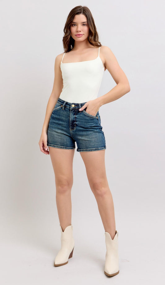 Judy Blue High Waist Back Pocket Shorts