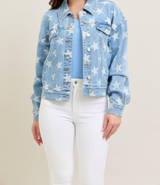 Judy Blue Star Jean Jacket